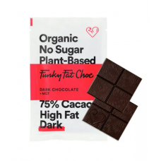 Funky Fat Choc BIO 75% tumšā šokolāde ar MCT eļļu, bez pievienota cukura, 50g